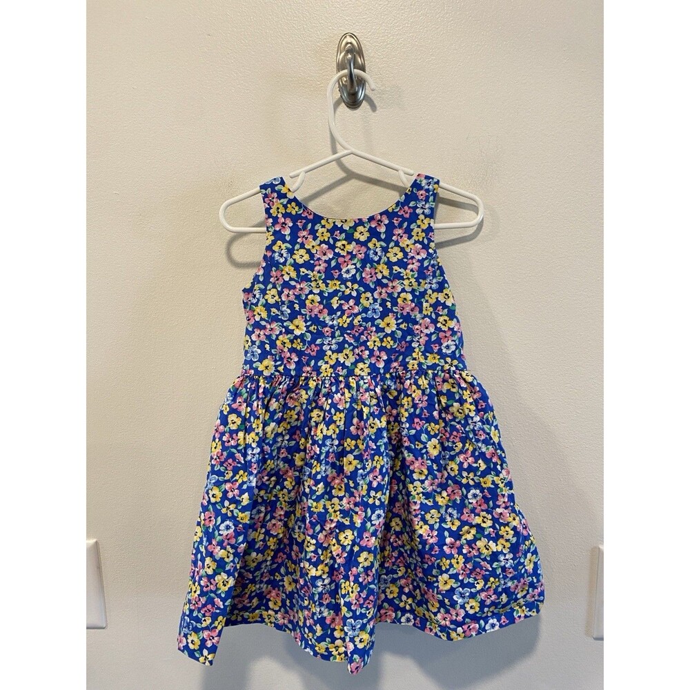 Polo Ralph Lauren Girl's Floral Dress size 3t 100% cotton Party Special Occasion